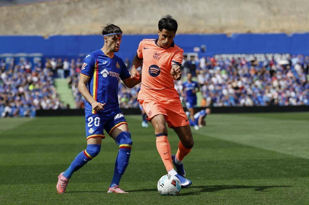 巴萨2-0完胜赫塔菲，豪取9连胜领跑11分，最快下轮加冕西甲冠军