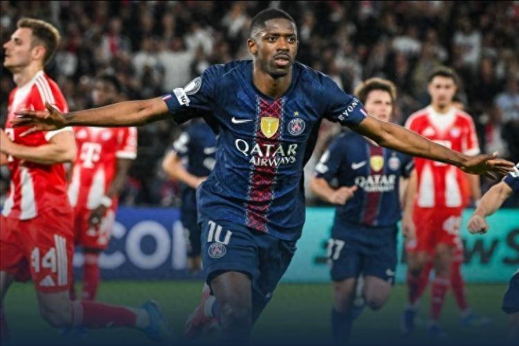 欧冠9球名局！巴黎5-4拜仁 K77登贝莱双响 拜仁三叉戟齐破门